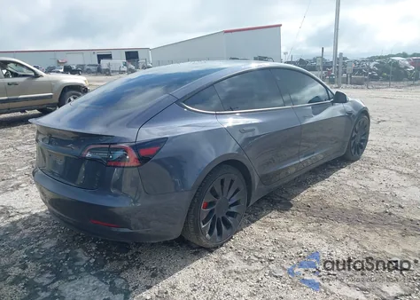 2023 Tesla Model 3 Performance Dual Motor All-Wheel Drive из США, поврежденный, VIN 5YJ3E1EC0PF399284